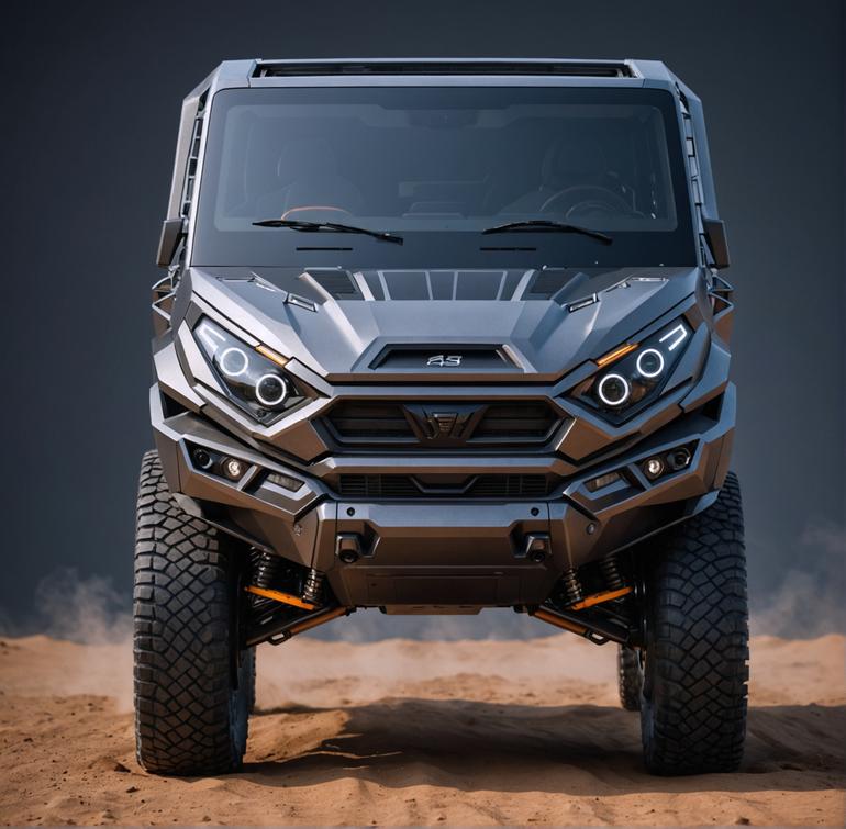 Discover the ultimate in off-road adventure with this stunning, high-performance vehicle, showcasing the cutting-edge capabilities of the 'New Image with Same Structure' AI tool. Perfect for rugged terrain, this sleek, futuristic design combines advanced technology with unmatched durability, making it the ideal choice for thrill-seekers and explorers alike.