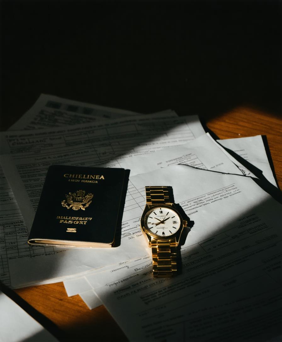 This image showcases a passport and a watch resting on a stack of papers, bathed in a warm, diffused light that accentuates the textures and details. The scene is created with 'Stable Diffusion Ultra image generator,' which offers a range of tools to manipulate and enhance visual elements, making it a go-to for professionals and enthusiasts alike looking to create dynamic and visually appealing content.