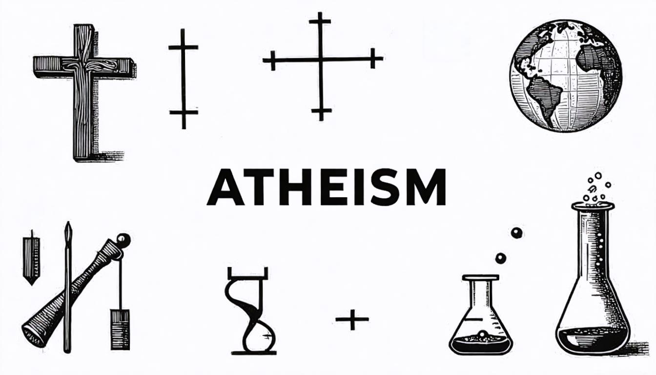 Cette image captivante, générée par l'outil Stable Diffusion Ultra, combine habilement des symboles d'athéisme avec des images scientifiques, y compris une croix, des appareils scientifiques et une globe. Le texte audacieux et clair « ATHEISM » se distingue, mettant en évidence la capacité de l'outil à créer des images visuellement saisissantes et conceptuellement riches. Parfaite pour le SEO, cette image met en lumière la capacité du générateur à produire des visuels détaillés et thématiques, attirant ceux qui s'intéressent à la philosophie, à la science et aux applications créatives de l'IA.