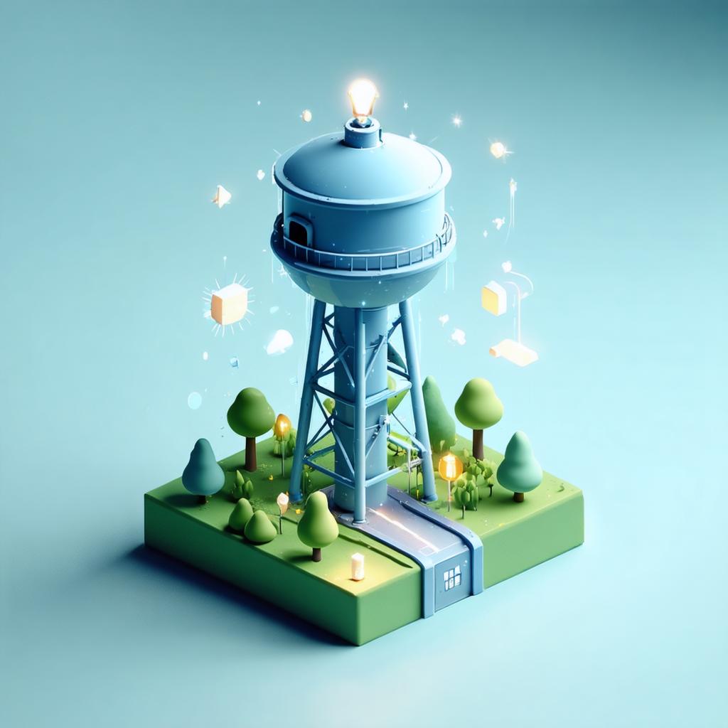 Discover the captivating potential of Stable Diffusion Ultra image generator with this stunning AI-generated scene! This tool masterfully crafts intricate, imaginative landscapes like the whimsical water tower and glowing trees, showcasing its ability to create detailed, vibrant, and dreamlike visuals. Perfect for artists and designers, Stable Diffusion Ultra brings your creative visions to life with unparalleled precision and artistry.