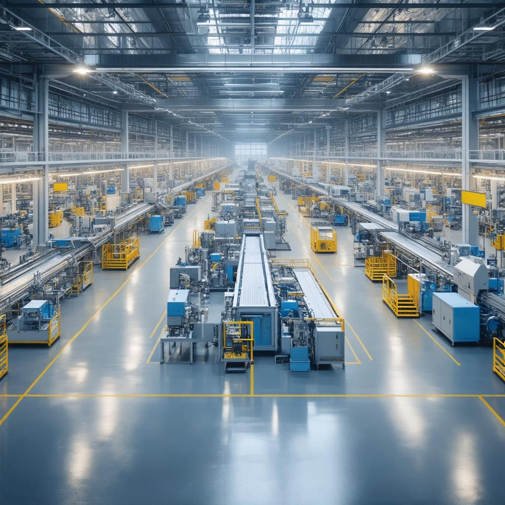 Discover the power of Stable Diffusion Ultra image generator with this stunning industrial factory scene. This advanced AI tool seamlessly captures intricate details and vibrant colors, showcasing its precision and efficiency in generating high-quality images. Perfect for showcasing industrial environments, this image highlights the tool's ability to create realistic and visually appealing content.