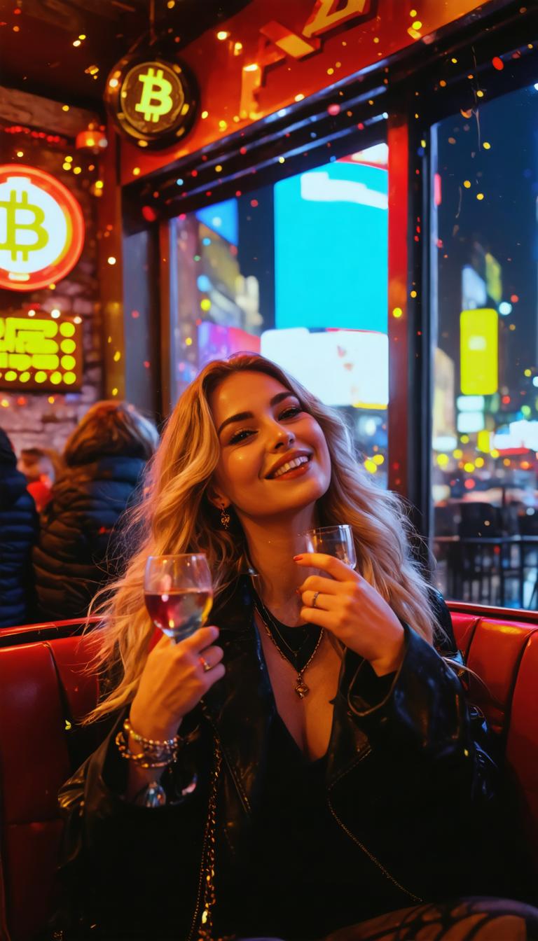 Découvrez le charme vibrant de la vie nocturne urbaine avec cette image captivante, créée grâce aux capacités avancées d'IA de Stable Diffusion Ultra. L'image met en scène une femme élégante sirotant un verre dans un bar tendance, entourée de lumières néon et d'un paysage urbain animé, soulignant la capacité de l'outil à créer des scènes vivantes et détaillées. Parfait pour mettre en valeur la puissance de l'IA dans la génération de visuels dynamiques et engageants.