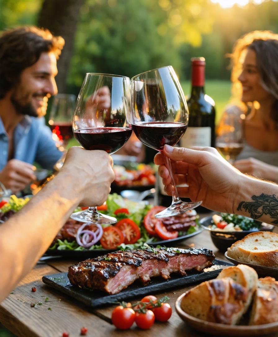 Sperimenta la magia del generatore di immagini Stable Diffusion Ultra con questa immagine dettagliata e vivida di una piacevole scena di pranzo all'aperto. Catturando perfettamente l'essenza di una calda giornata di sole, questa immagine mette in risalto piatti accuratamente preparati, vino rosso pregiato e compagnia felice, tutti resi con eccezionale chiarezza e realismo. Che tu sia un appassionato di cucina o un viaggiatore, questa immagine dimostra le incredibili capacità di Stable Diffusion Ultra nel generare visive realistische e affascinanti.