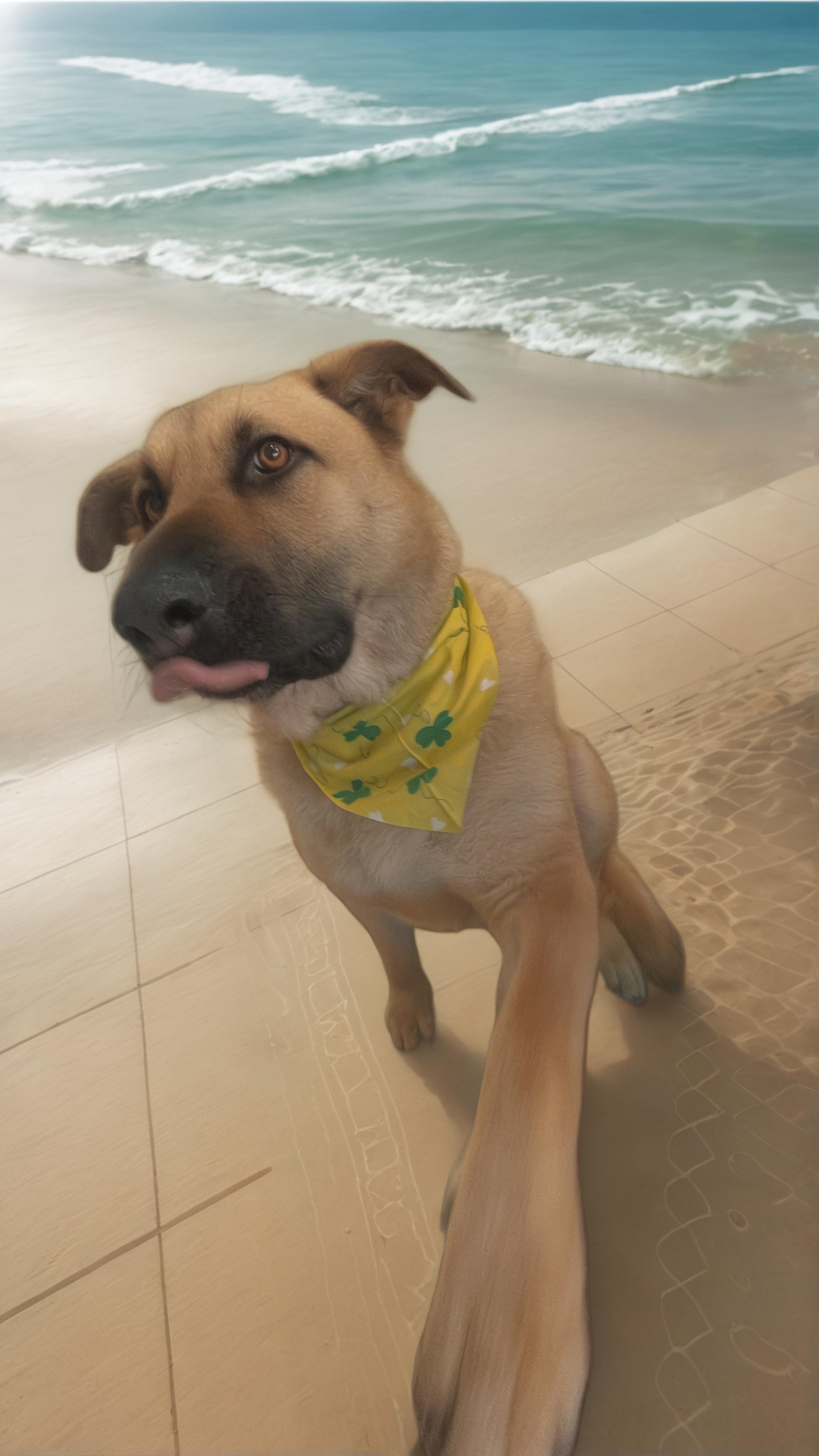 Scopri le incredibili capacità dello strumento 'Erase' di Stable Assistant con questa immagine generata da AI mozzafiato! Che rappresenta perfettamente la rimozione di oggetti indesiderati, questa immagine presenta un adorabile cane sulla spiaggia con un sfondo senza soluzioni di continuità, evidenziando la precisione e l'efficacia dello strumento. Perfetto per l'ottimizzazione SEO, parole chiave come 'editing immagini AI', 'rimozione sfondo' e 'Stable Assistant' attireranno traffico al tuo contenuto.
