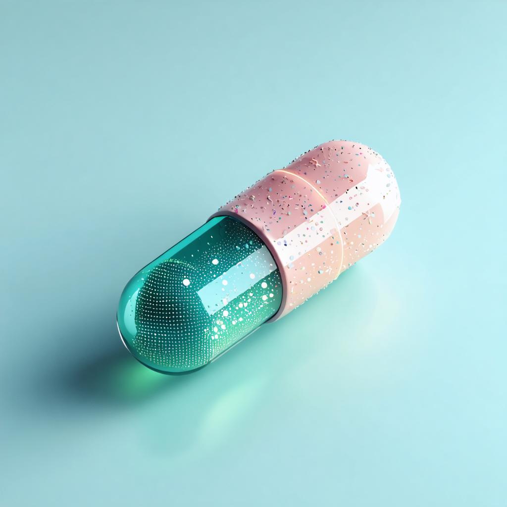 Discover the mesmerizing capabilities of Stable Diffusion Ultra image generator with this stunning AI-generated image. The vibrant, glittery capsule showcases the tool's ability to create visually captivating and highly detailed artwork, perfect for enhancing your digital content. Experience the power of advanced AI technology with Stable Diffusion Ultra, designed to deliver exceptional results for your creative projects.