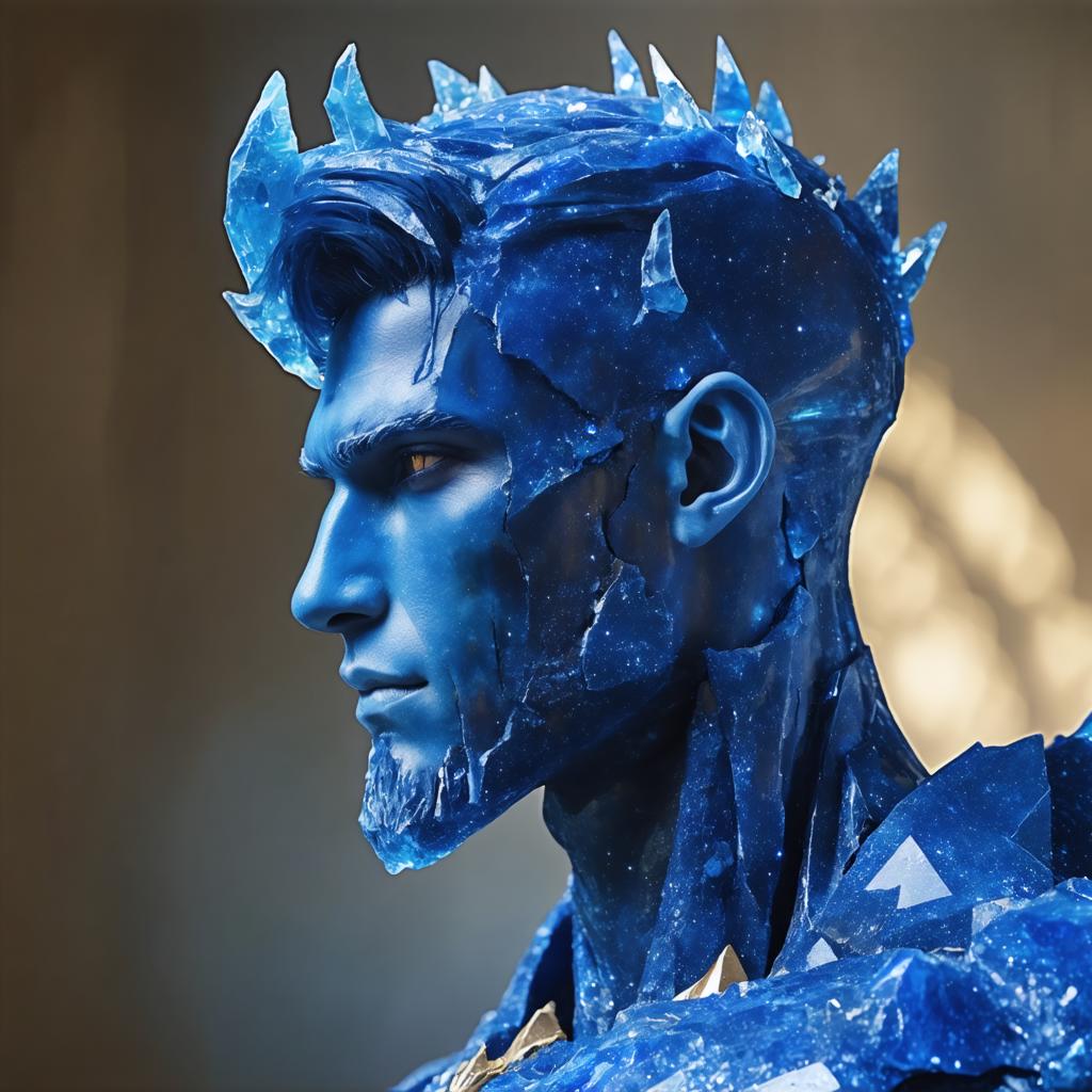 Discover the mesmerizing capabilities of Stable Diffusion Ultra image generator with this stunning AI-generated image. The tool effortlessly transforms a simple prompt into a captivating, high-quality depiction of a blue, crystalline figure, showcasing its precision and creativity. Perfect for enhancing your digital content, this tool is a must-try for anyone seeking cutting-edge image generation.