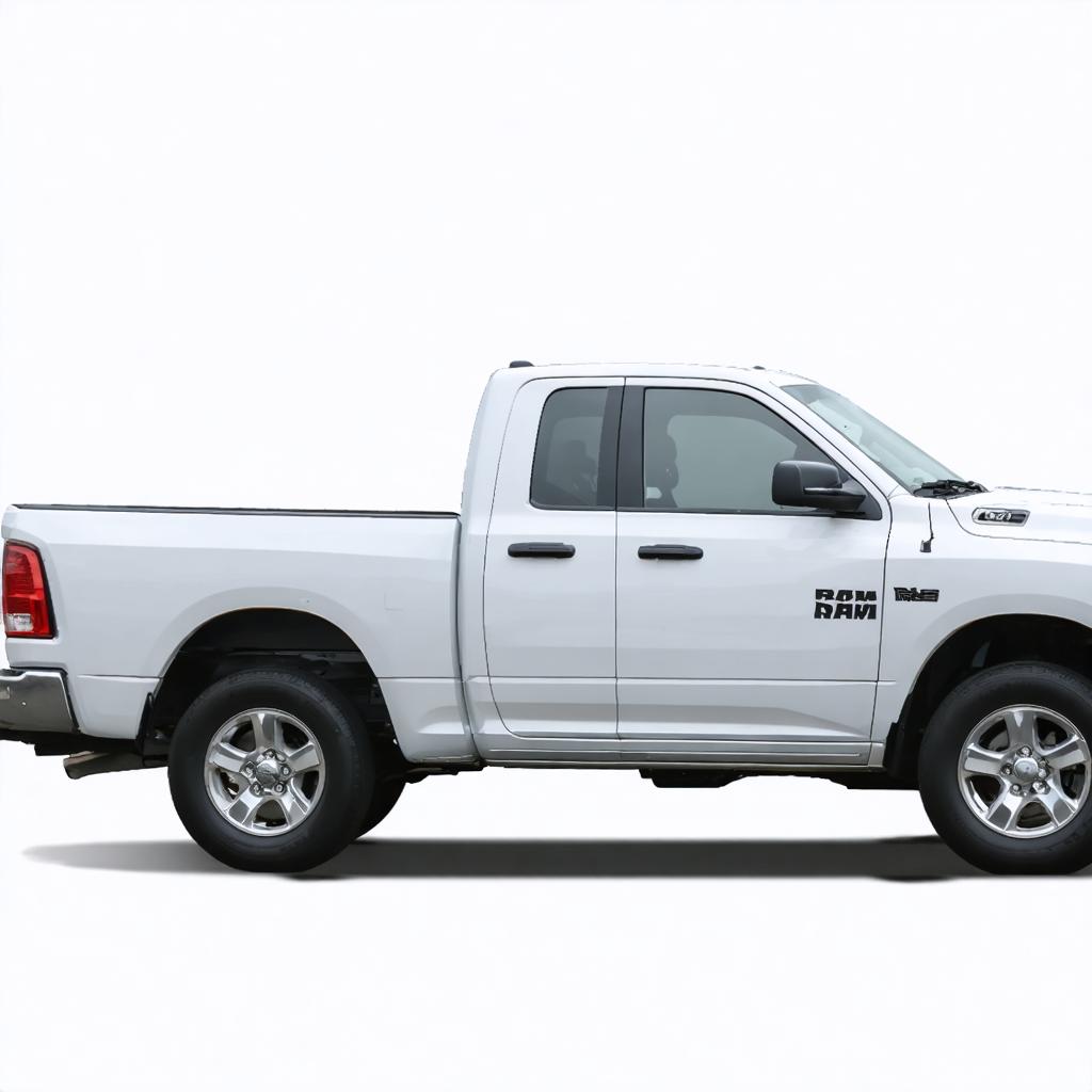 Discover the power of Stable Diffusion Ultra image generator with this stunningly detailed image of a white RAM truck. Crafted with precision, this image showcases the tool's ability to create realistic and high-quality visuals, perfect for automotive enthusiasts and professionals alike. Experience the cutting-edge technology that brings your vision to life with Stable Diffusion Ultra.