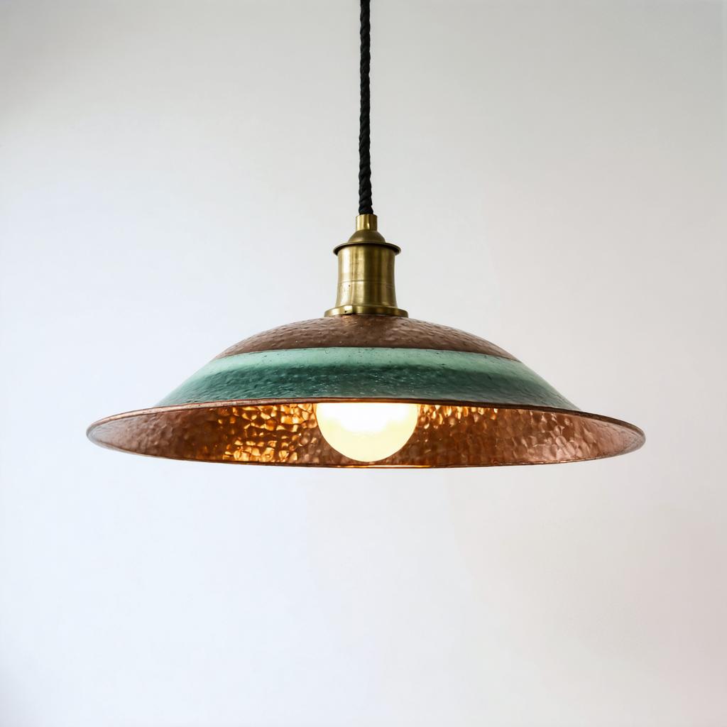 Discover the stunning capabilities of Stable Diffusion Ultra image generator with this beautifully crafted pendant light. Featuring a unique blend of copper and teal hues, this AI-generated image showcases the tool's ability to create intricate, visually appealing designs with just a few clicks. Perfect for highlighting the precision and creativity of Stable Diffusion Ultra in generating high-quality, custom visuals.