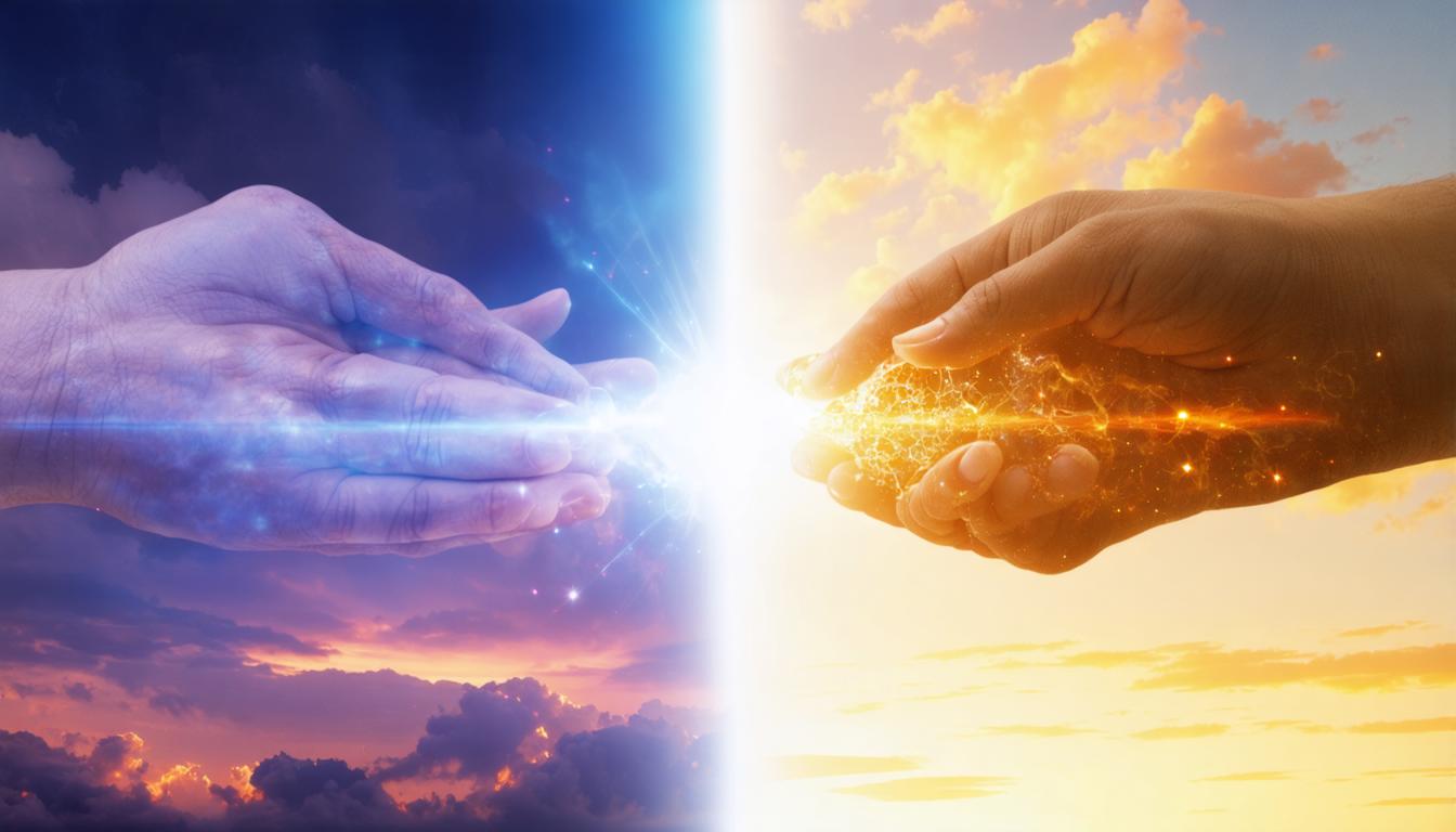 Discover the mesmerizing power of Stable Diffusion Ultra image generator with this stunning AI-generated image. The tool seamlessly blends creativity and technology, crafting surreal scenes like this one, where ethereal hands hold glowing orbs against a backdrop of vibrant skies. Perfect for showcasing the tool's ability to produce vivid, imaginative visuals. #StableDiffusionUltra #AIImageGeneration #CreativeTechnology