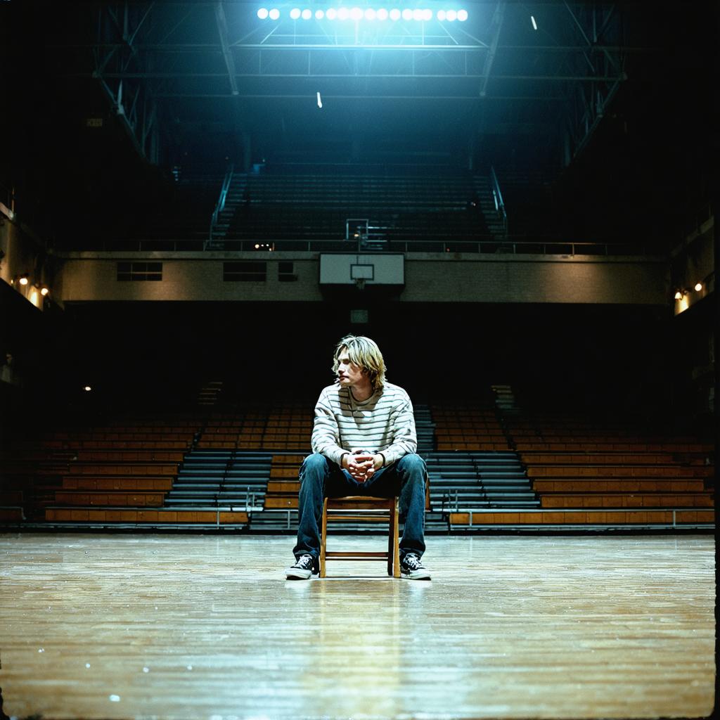 Discover the captivating power of Stable Diffusion Ultra image generator with this stunning AI-generated image. A solitary figure sits pensively on a chair in an empty gymnasium, bathed in dramatic lighting that highlights the tool's ability to create vivid, immersive scenes. Perfect for showcasing the tool's capabilities in generating realistic and detailed environments.