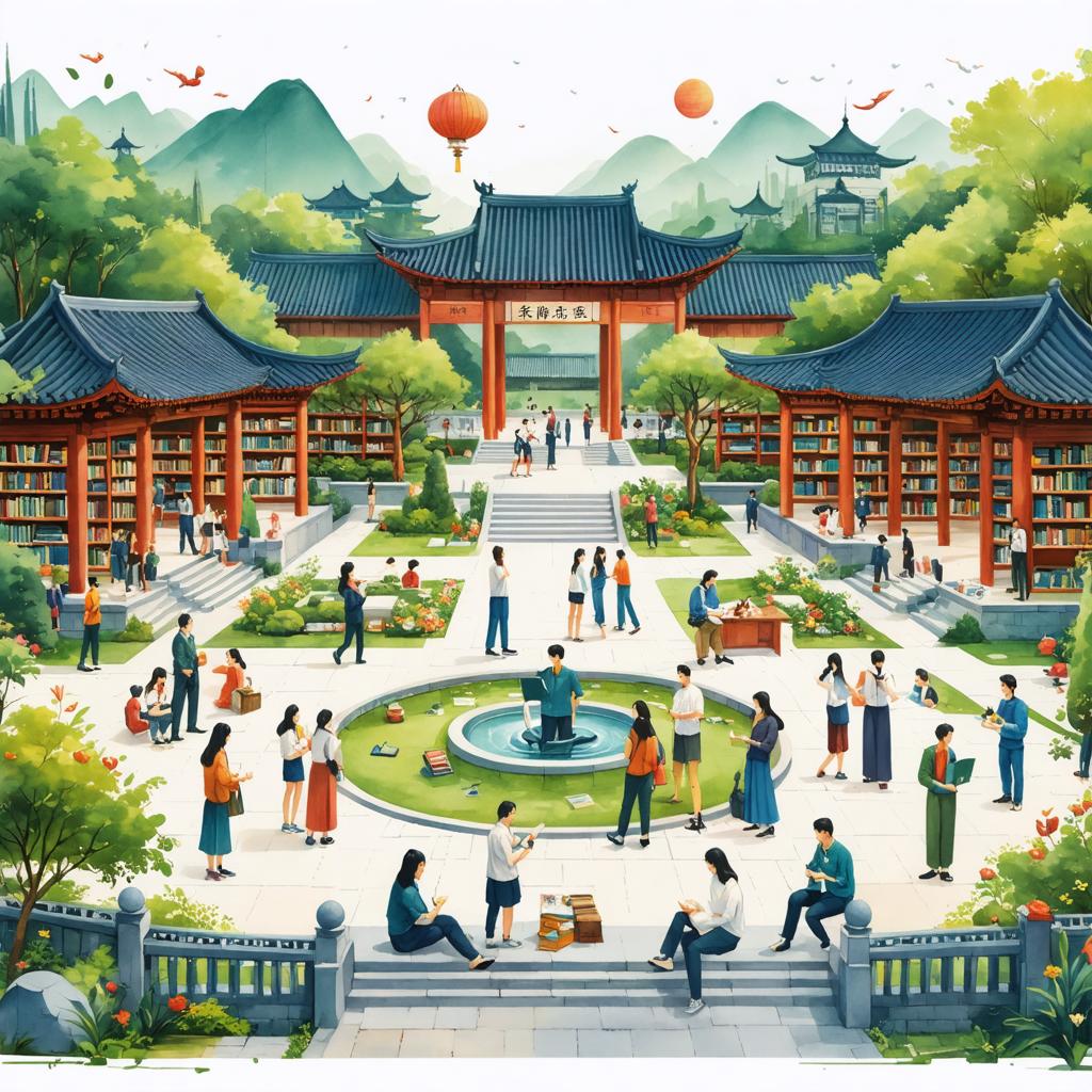 Discover the captivating world of AI-generated art with Stable Diffusion Ultra image generator! This stunning illustration showcases a vibrant, traditional Chinese garden filled with people enjoying a serene day. The intricate details and vivid colors highlight the tool's ability to create immersive, high-quality images from your prompts, making it a must-try for artists and enthusiasts alike. #StableDiffusionUltra #AIImageGeneration #ArtisticVibrancy