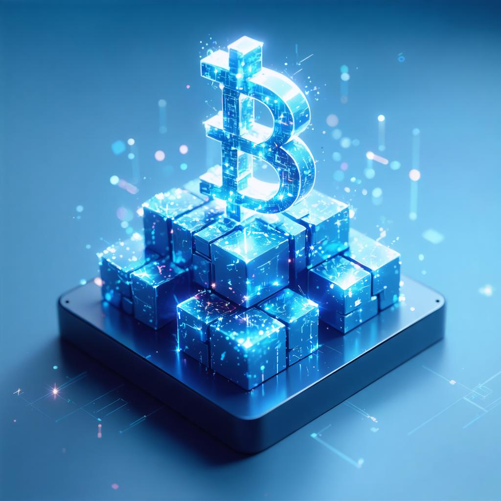 Discover the power of Stable Diffusion Ultra image generator with this stunning visual of a glowing Bitcoin symbol atop a digital cube stack, showcasing its ability to create intricate, high-quality digital art. Perfect for cryptocurrency enthusiasts and digital artists, this tool brings your ideas to life with precision and creativity.