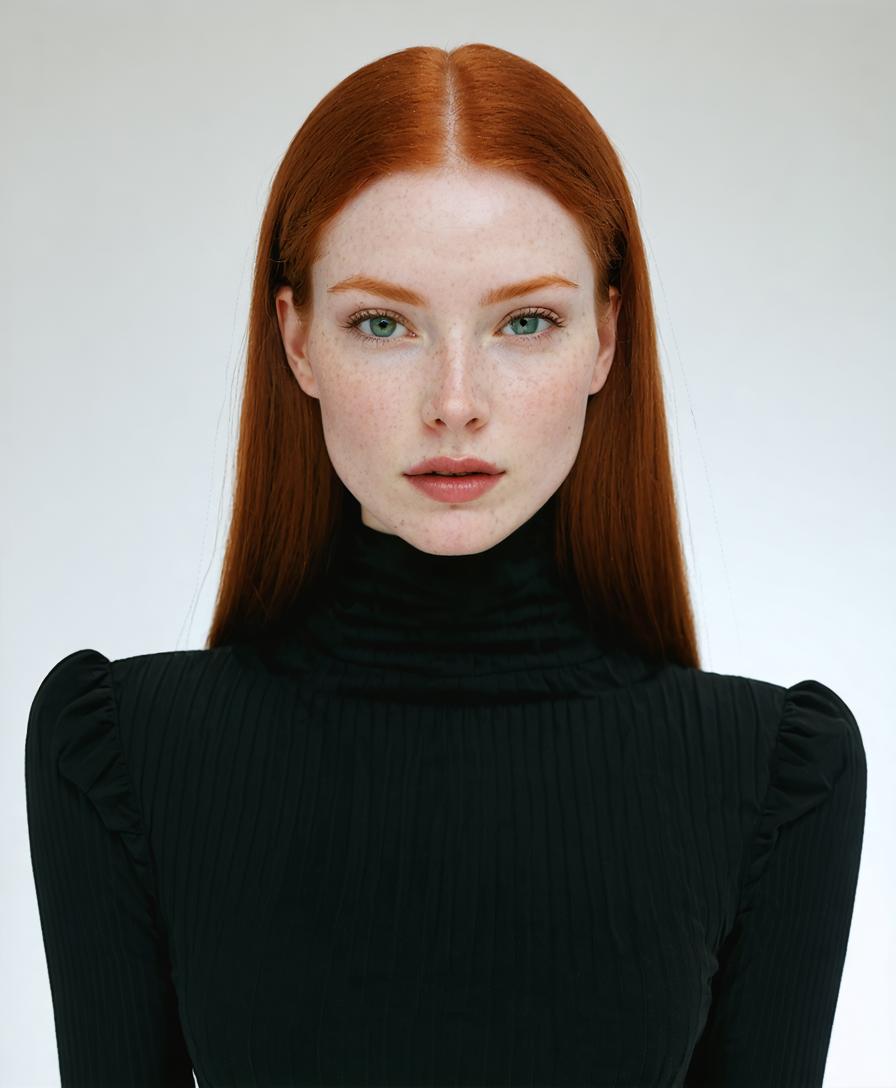 Sperimenta i risultati straordinari del generatore di immagini Stable Diffusion Ultra, come mostrato in questo affascinante ritratto di una giovane donna con capelli rossi vivaci e occhi verdi penetranti. L'output di alta qualità e fotorealistico evidenzia la capacità dello strumento di creare immagini reali con facilità, rendendolo una scelta eccellente per artisti e designer alla ricerca di capacità avanzate di creazione di immagini guidate dall'IA.