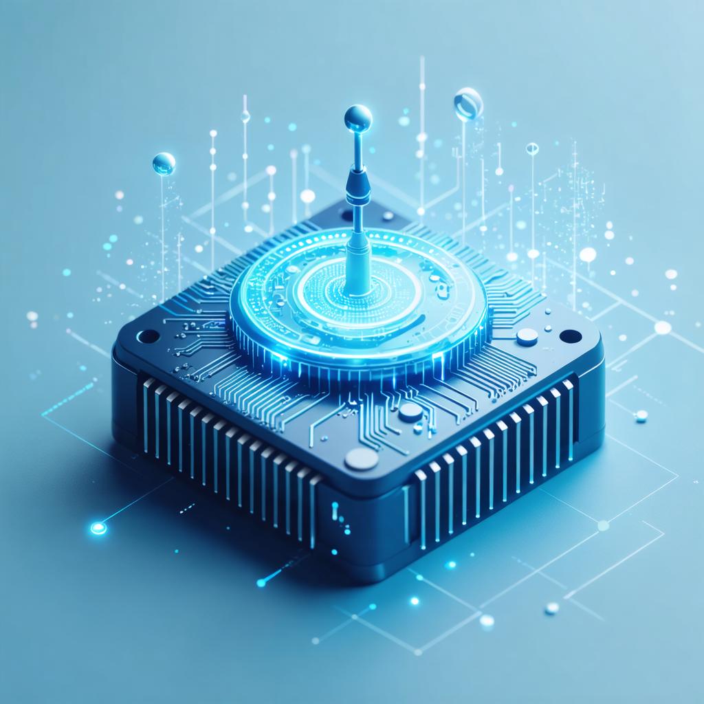 Découvrez les capacités de pointe du générateur d'images Stable Diffusion Ultra avec cette image saisissante générée par IA. Elle présente une carte électronique futuriste et lumineuse avec des détails complexes et des teintes bleues vives, mettant en valeur la capacité de l'outil à créer des œuvres numériques visuellement captivantes et hautement détaillées. Parfaite pour les passionnés de technologie et les créatifs, cette image souligne l'intégration fluide de la technologie IA avancée et de l'expression artistique.
