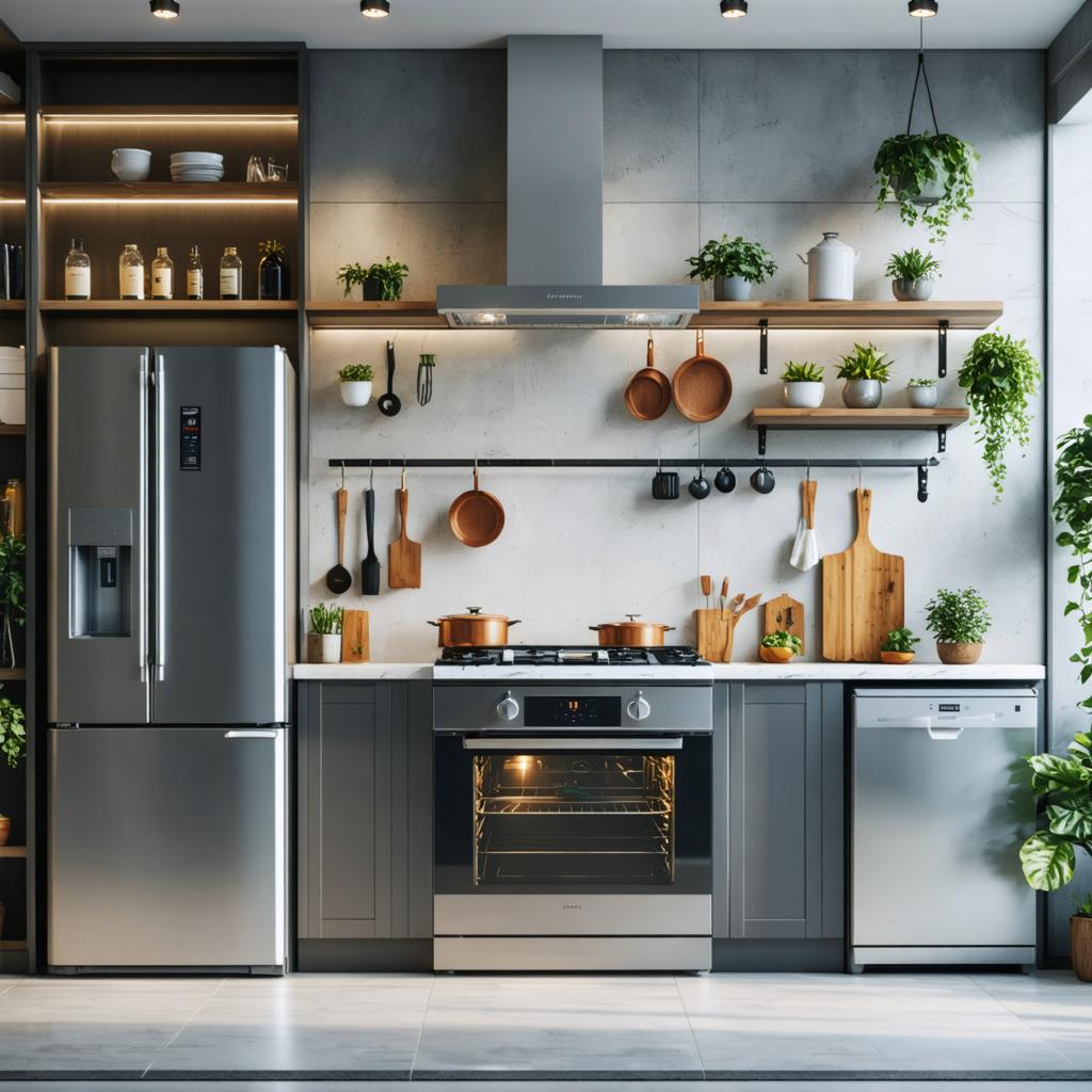 Découvrez les capacités impressionnantes de Stable Diffusion Ultra, générateur d'images, avec cette scène de cuisine moderne soigneusement conçue. Dotée d'appareils élégants, d'étagères raffinées et de verdure luxuriante, cette image met en valeur la capacité de l'outil à créer des visuels hautement détaillés et réalistes, idéaux pour enrichir votre contenu numérique.