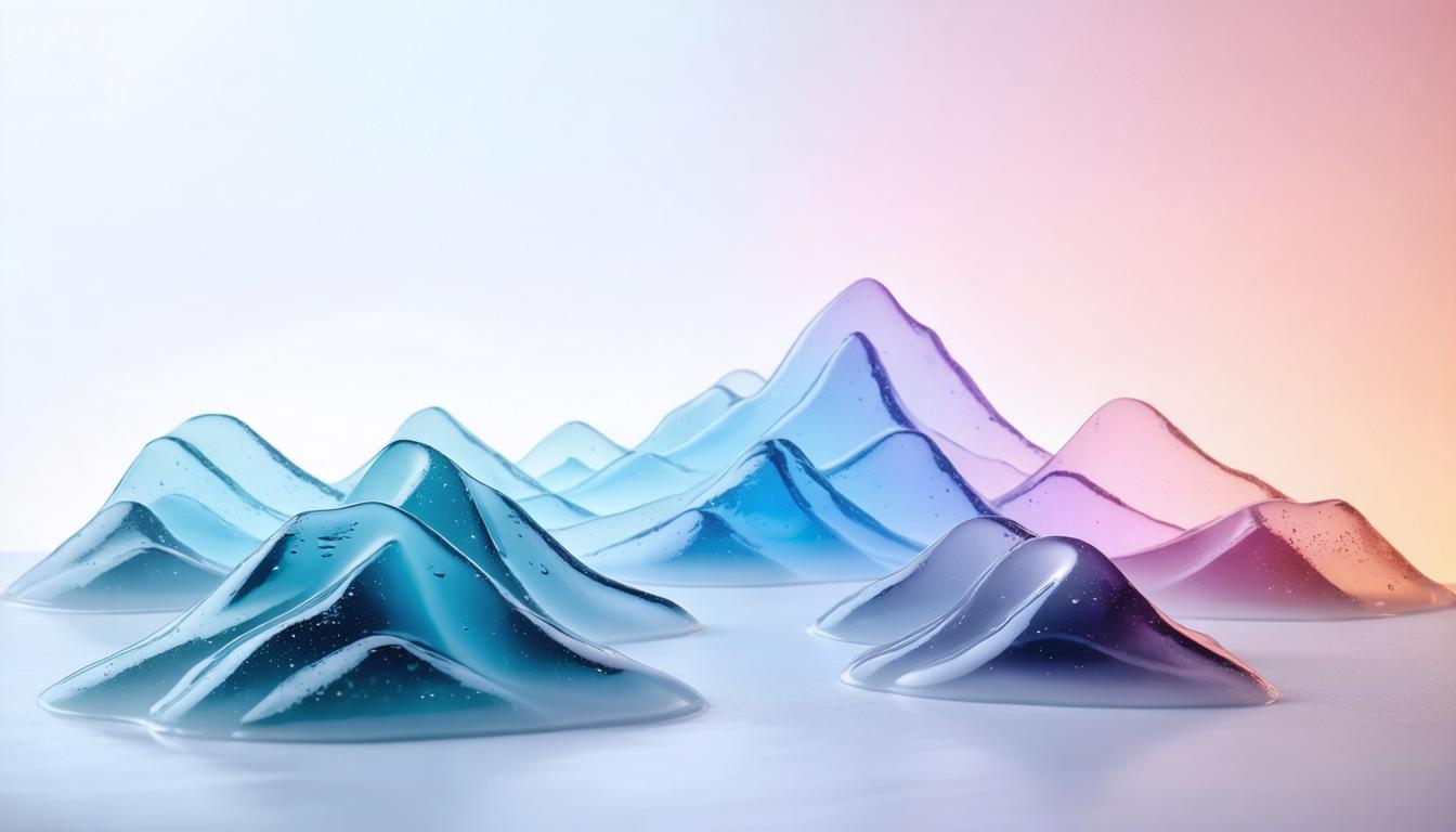 Scopri l'affascinante arte di Stable Diffusion Ultra, il generatore di immagini che crea paesaggi surreali e onirici con maestria AI. Questa immagine presenta montagne eteree e traslucide in tonalità di blu e viola, che si fondono armoniosamente con un cielo pastello, dimostrando la capacità dello strumento di produrre visive di alta qualità e mozzafiato. Ideale per artisti e designer alla ricerca di strumenti digitali di ultima generazione.