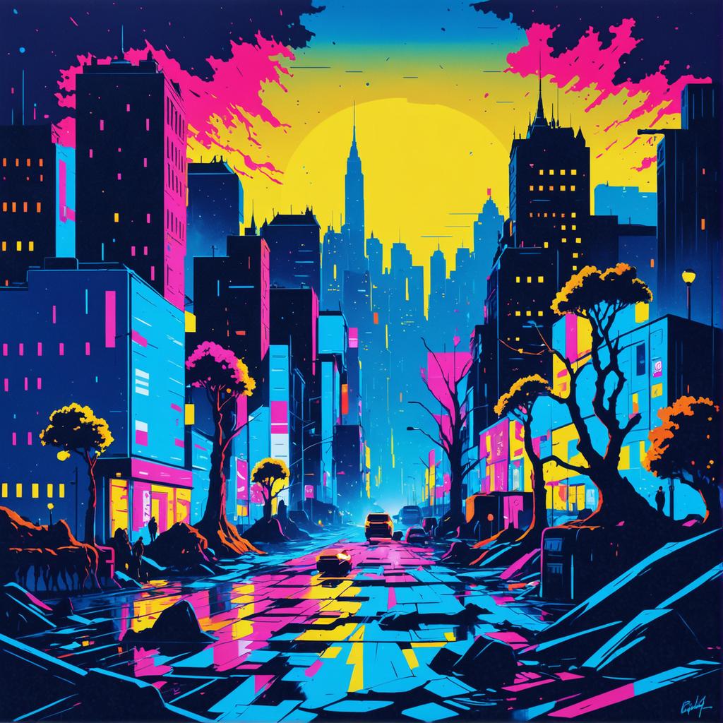 Discover the transformative power of Stable Assistant's 'Apply Style' tool with this vibrant, neon-infused cityscape. This AI-generated image showcases the tool's ability to infuse any photograph with a bold, retro-futuristic aesthetic, perfect for enhancing visual appeal and creativity. Experience the magic of 'Apply Style' and elevate your content with striking, high-impact visuals.