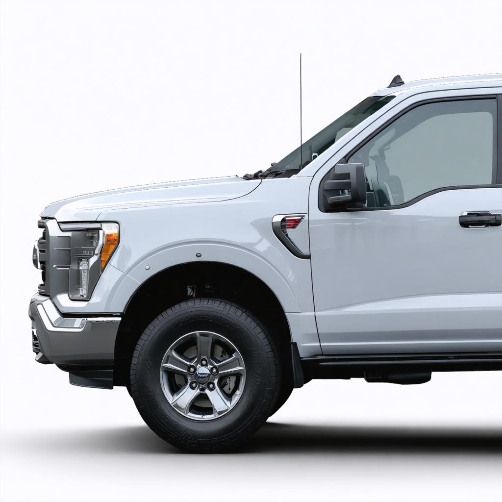 Discover the power of Stable Diffusion Ultra image generator with this stunningly detailed image of a modern, silver pickup truck. The tool's advanced capabilities are evident in the crisp, realistic rendering and attention to detail, making it a top choice for generating high-quality images.