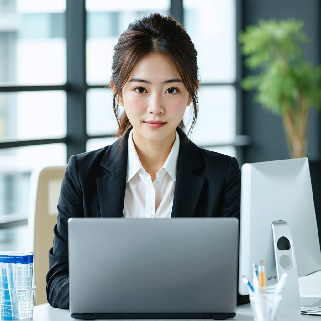 Découvrez la puissance du générateur d'images Stable Diffusion Ultra avec cette représentation étonnamment réaliste d'une femme d'affaires professionnelle dans un environnement de bureau moderne. Les capacités avancées de l'outil sont évidentes dans les détails nets et la qualité réaliste de l'image, ce qui en fait le choix idéal pour générer des visuels de haute qualité pour vos projets.