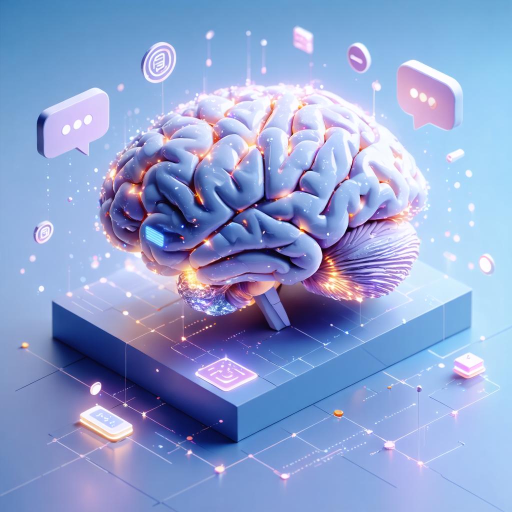 Discover the incredible capabilities of Stable Diffusion Ultra image generator with this stunning AI-generated image of a glowing brain surrounded by digital elements. Perfect for showcasing the tool's ability to create vivid, futuristic visuals, this image highlights the seamless integration of technology and creativity.