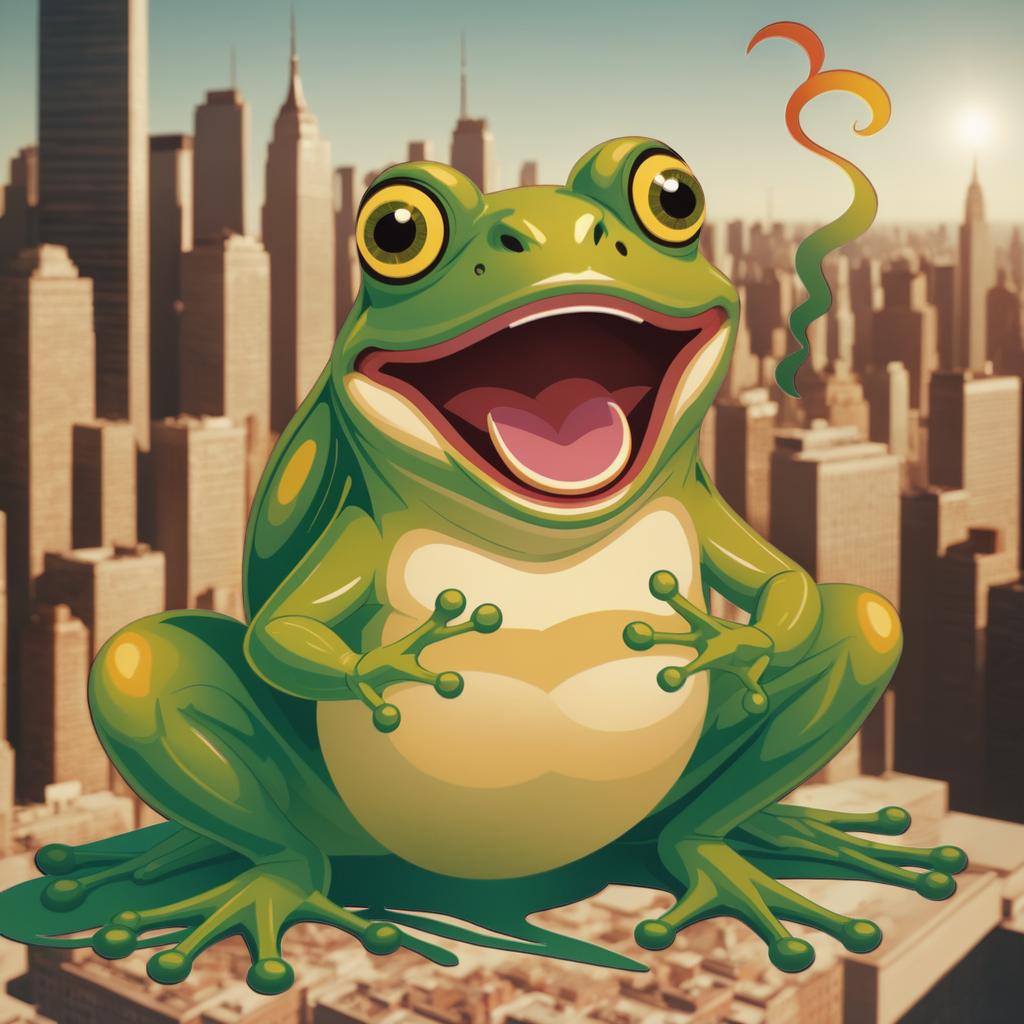 Améliorez votre narration visuelle avec l'outil 'Remplacer le fond' de Stable Assistant. Échangez le paysage urbain derrière cette grenouille joyeuse par votre propre scène et créez une image unique qui capte l'attention. Que ce soit des paysages urbains ou des mondes fantastiques, les possibilités sont infinies avec cette fonction innovante.