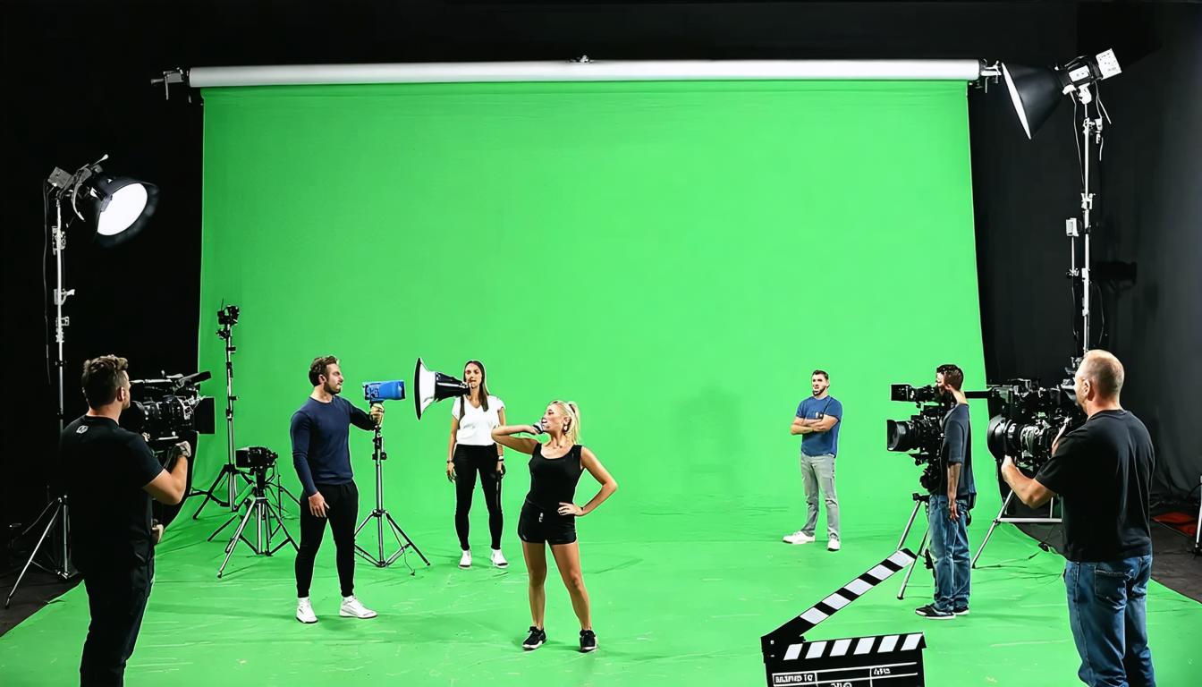 Découvrez la puissance de Stable Diffusion Ultra, le générateur d'images, avec cette vidéo captivante des coulisses d'un tournage. L'outil d'IA capture une scène dynamique avec un fond vert, démontrant sa capacité à générer des images de haute qualité et détaillées avec facilité. Idéal pour les créateurs de contenu, les photographes et les vidéastes, Stable Diffusion Ultra offre une précision et une créativité sans égales dans le récit visuel.