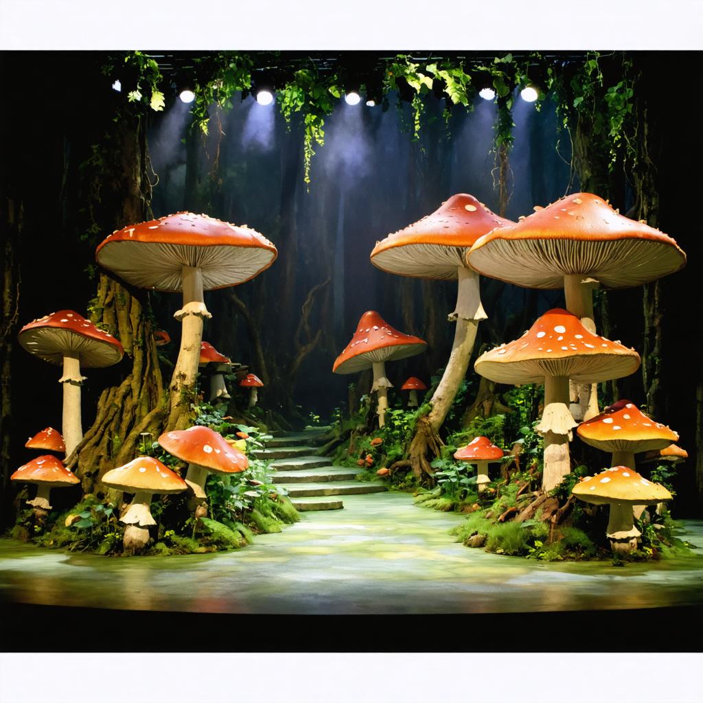 Cette scène envoûtante, rendue vivante par le 'Générateur d'images Stable Diffusion Ultra', met en scène un sentier mystique de forêt bordé de champignons vibrants et surdimensionnés, le tout baigné dans une douce lueur éthérée. La végétation luxuriante et l'éclairage atmosphérique évoquent un sentiment de merveille et d'intrigue, illustrant parfaitement la capacité de l'outil à créer des images immersives et de haute qualité qui captivent le spectateur.