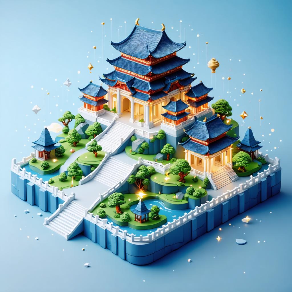 Discover the enchanting world of digital artistry with Stable Diffusion Ultra image generator! This captivating image showcases a beautifully crafted traditional Asian temple, complete with intricate details and vibrant colors, demonstrating the tool's ability to create stunning, high-quality visuals. Perfect for showcasing the capabilities of AI in generating detailed and imaginative scenes, this image is a testament to the power of Stable Diffusion Ultra in transforming your creative visions into reality.