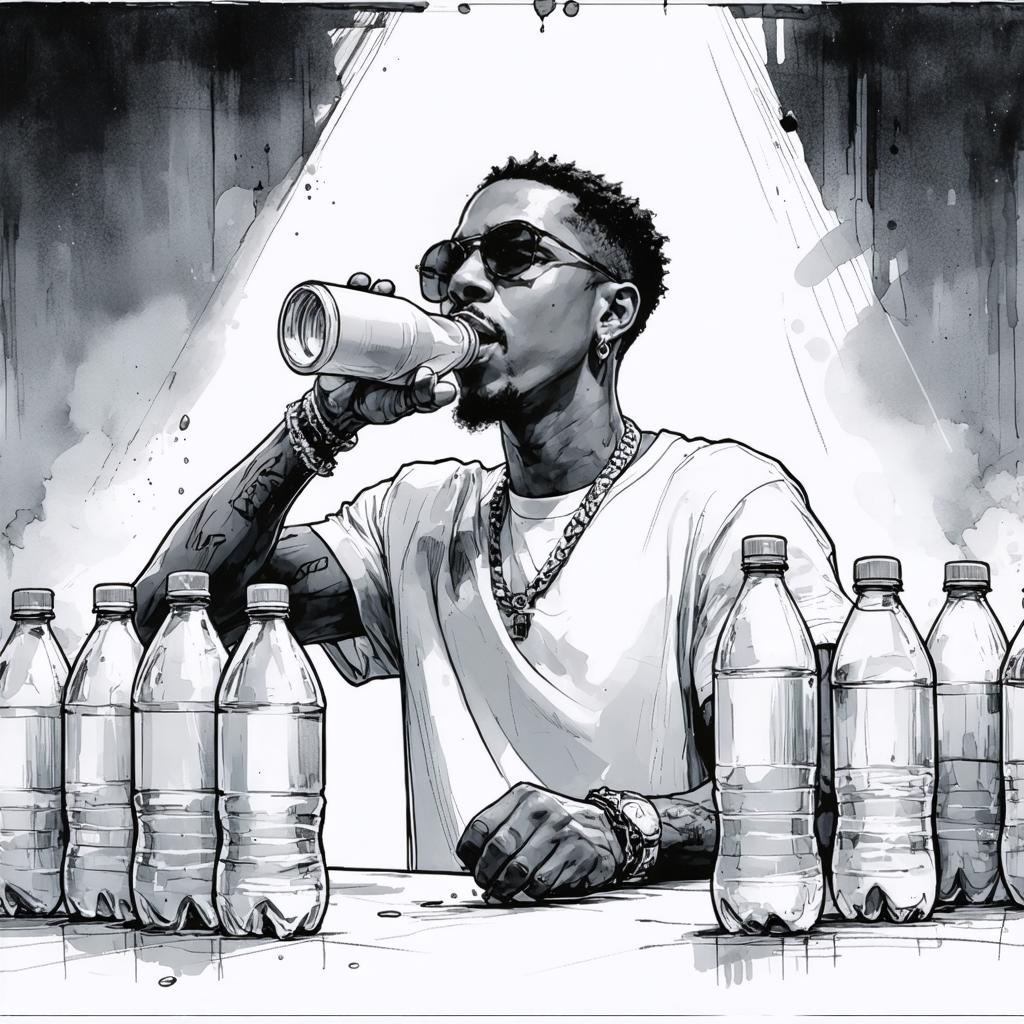 Discover the incredible capabilities of Stable Diffusion Ultra image generator with this stunning illustration! This powerful tool brings your creative visions to life, as seen in this dynamic and detailed artwork featuring a stylish character sipping a drink surrounded by bottles. Experience the seamless blend of art and technology with Stable Diffusion Ultra, perfect for generating captivating images like this one.