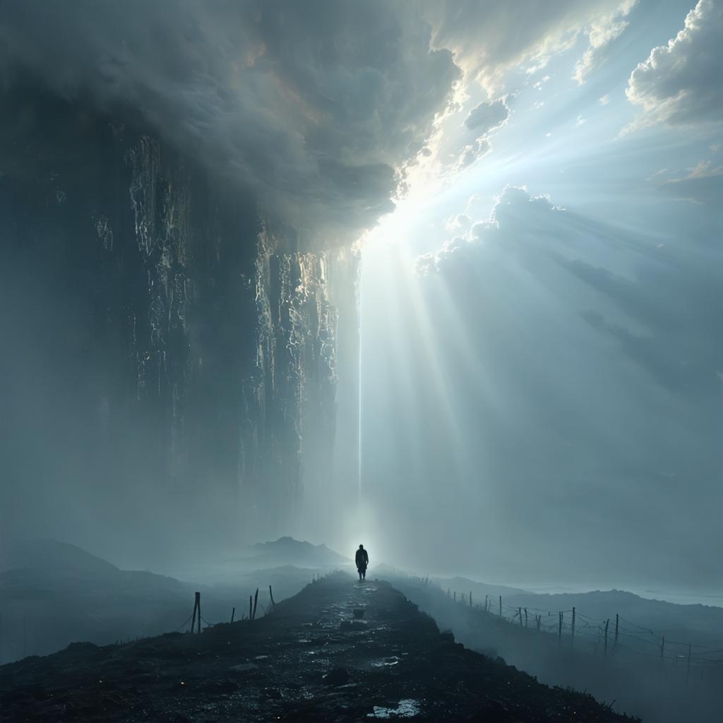 Discover the breathtaking capabilities of Stable Diffusion Ultra image generator with this mesmerizing scene: a lone figure stands on a misty path, bathed in ethereal light streaming through a towering, cascading waterfall. This AI tool masterfully blends surreal elements and dramatic lighting, showcasing its ability to create stunning, high-quality visuals that captivate and inspire. Perfect for artists, designers, and anyone seeking innovative digital art. #StableDiffusionUltra #AIImageGeneration #DigitalArt #InspiringScenes