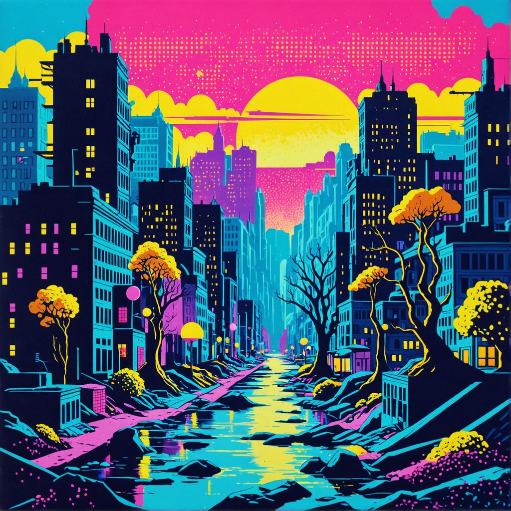 Discover the vibrant magic of AI-generated art with Stable Assistant's 'Apply Style' tool! This stunning image showcases a neon-lit cityscape transformed by the tool's unique style, blending vivid colors and dynamic lighting to create a captivating urban scene. Perfect for highlighting the versatility and creativity of 'Apply Style' in enhancing your digital art creations.